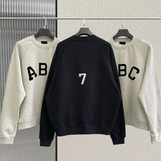 Fear of God "ABC 7" Crewneck Sweatshirt